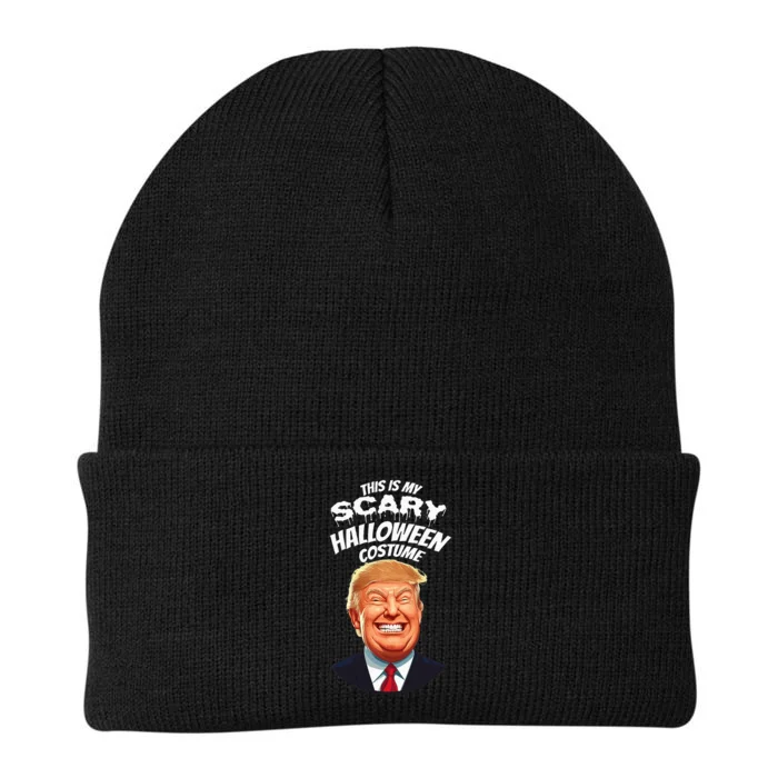 Funny Donald Trump Scary Halloween Gag President Knit Cap Winter Beanie