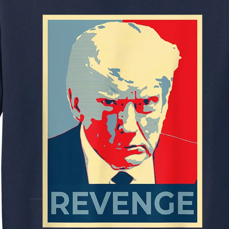 Free Donald Trump mug shot republican revenge MAGA 2024 Tall Sweatshirt