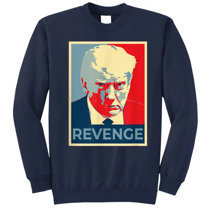 Free Donald Trump mug shot republican revenge MAGA 2024 Tall Sweatshirt