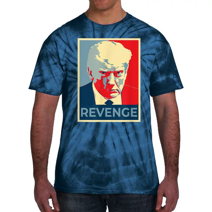 Free Donald Trump mug shot republican revenge MAGA 2024 Tie-Dye T-Shirt