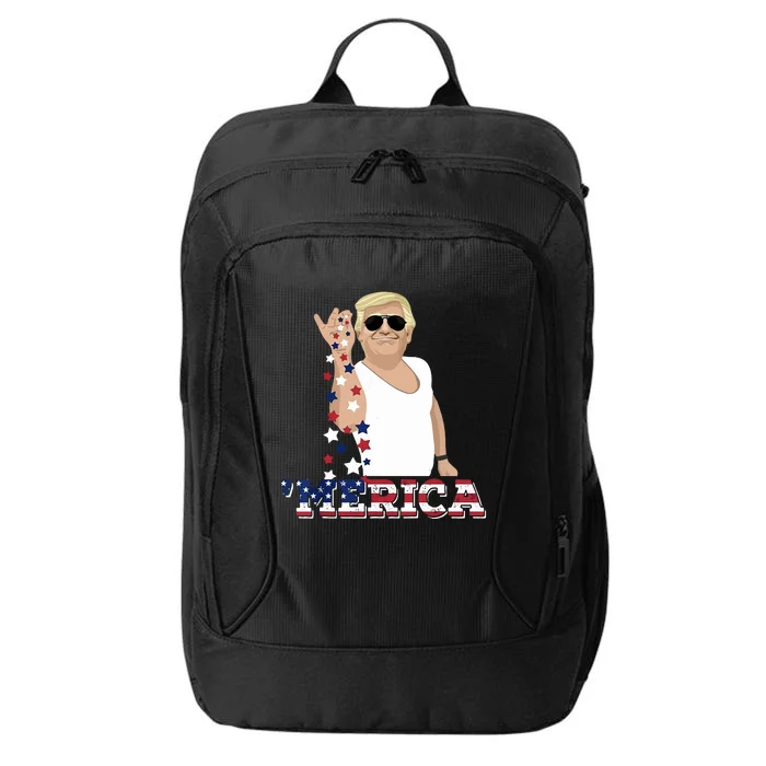 Funny Donald Trump Merica City Backpack