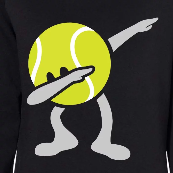 Funny Dabbing Tennis Ball Womens California Wash Sweatshirt