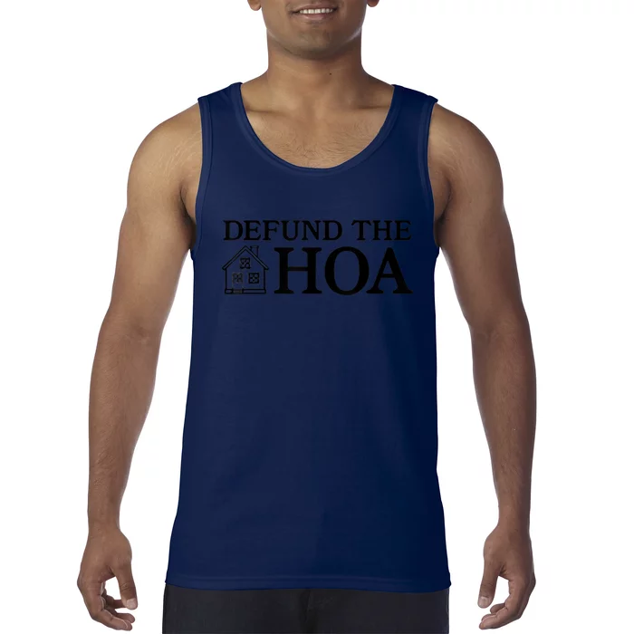 Funny Defund The Hoa Tank Top