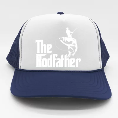 The Rodfather Baseball Cap Funny Dad Grandad Fishing Hat Father's