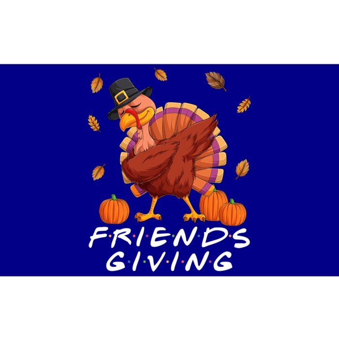 Friendsgiving Dabbing Turkey Fall Leaves Thanksgiving Autumn Cute Gift Bumper Sticker