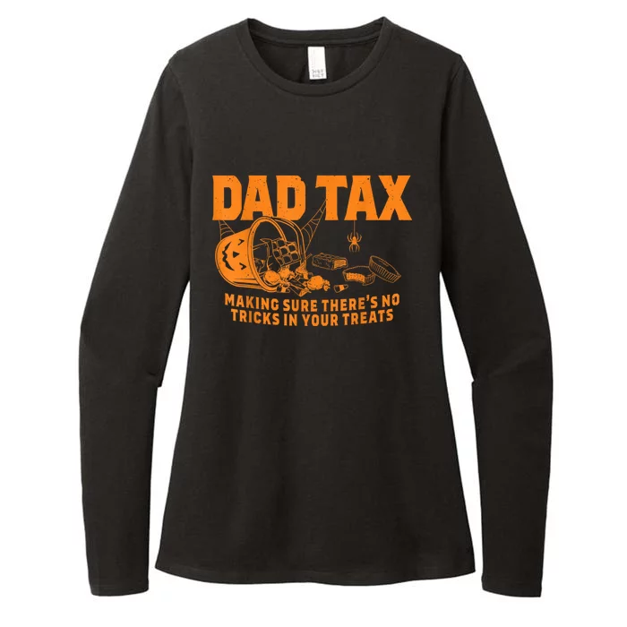 Funny Dad Tax Halloween Womens CVC Long Sleeve Shirt