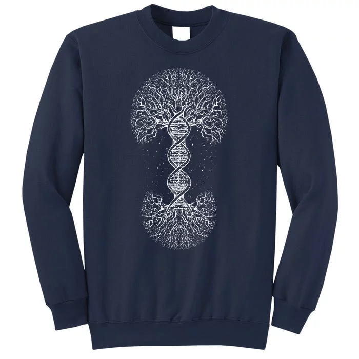 Funny DNA Tree Of Life Science Of Genetics Earth Day Genealogy Sweatshirt