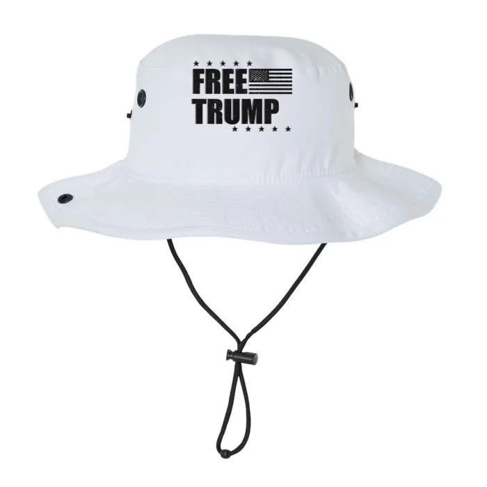 Free Donald Trump American Flag Legacy Cool Fit Booney Bucket Hat