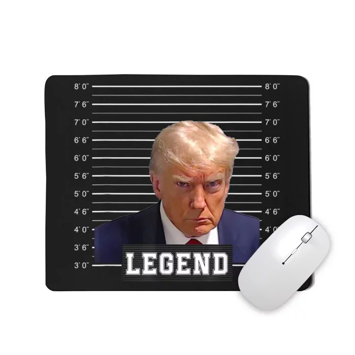 Free Donald Trump Mug Shot Republican President MAGA 2024 Mousepad