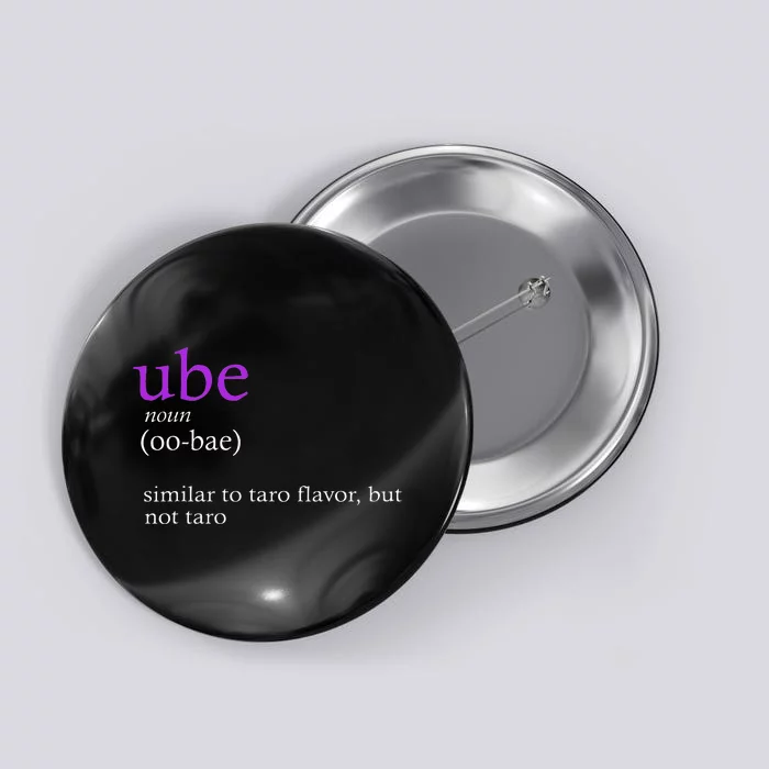 Funny Definition Ube Bae Flavor Ube Button