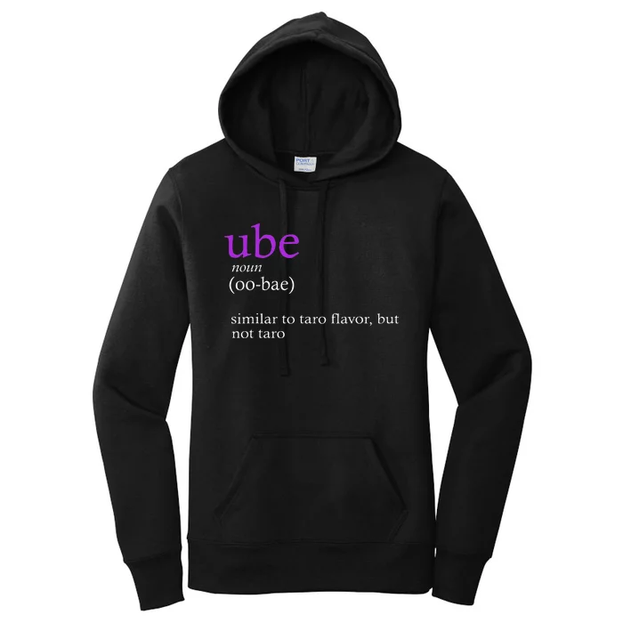 Funny Definition Ube Bae Flavor Ube Women's Pullover Hoodie