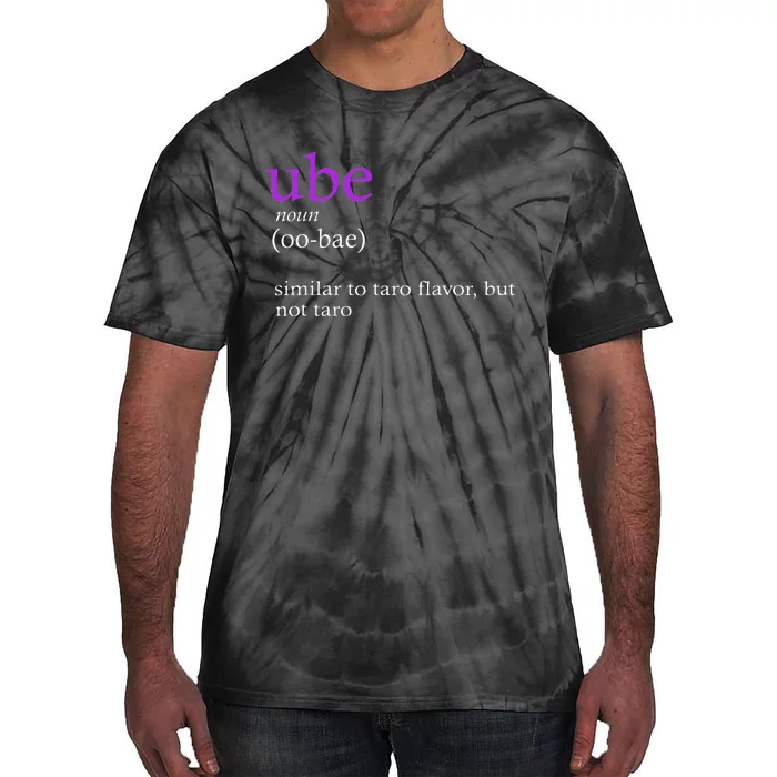 Funny Definition Ube Bae Flavor Ube Tie-Dye T-Shirt