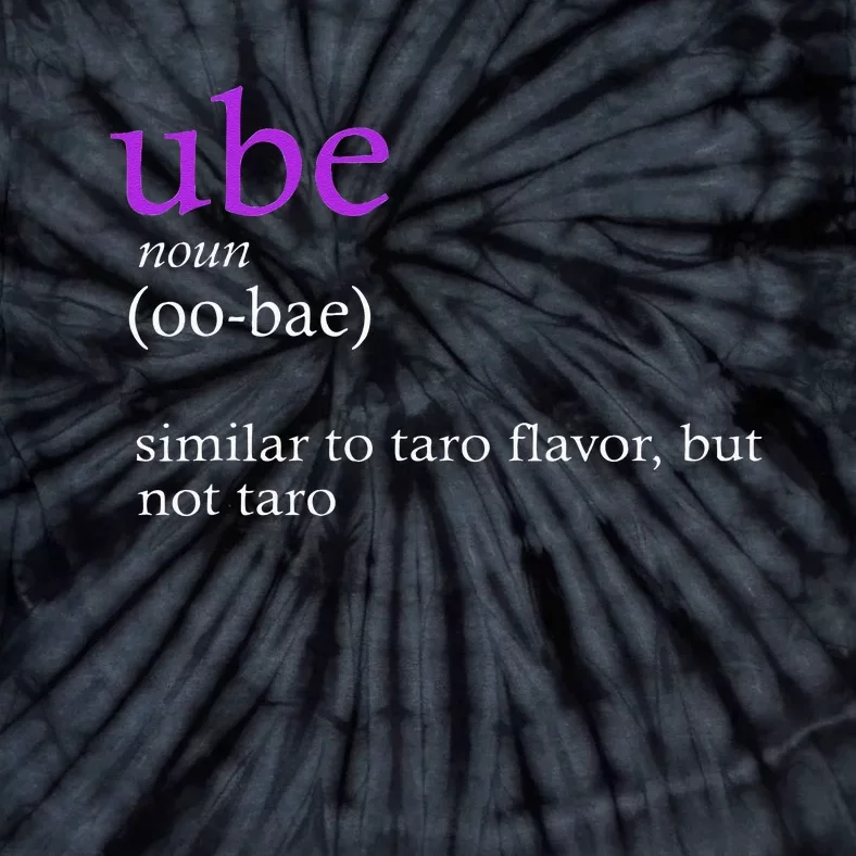 Funny Definition Ube Bae Flavor Ube Tie-Dye T-Shirt