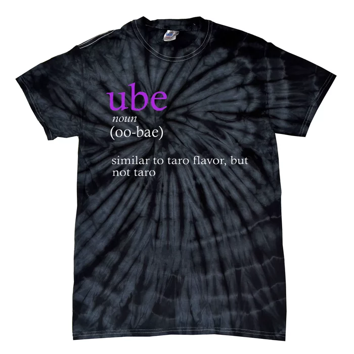 Funny Definition Ube Bae Flavor Ube Tie-Dye T-Shirt