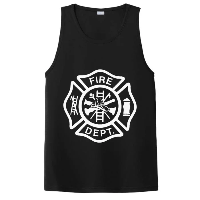 Fire Department Uniform Fireman Symbol Firefighter Gear Performance Tank