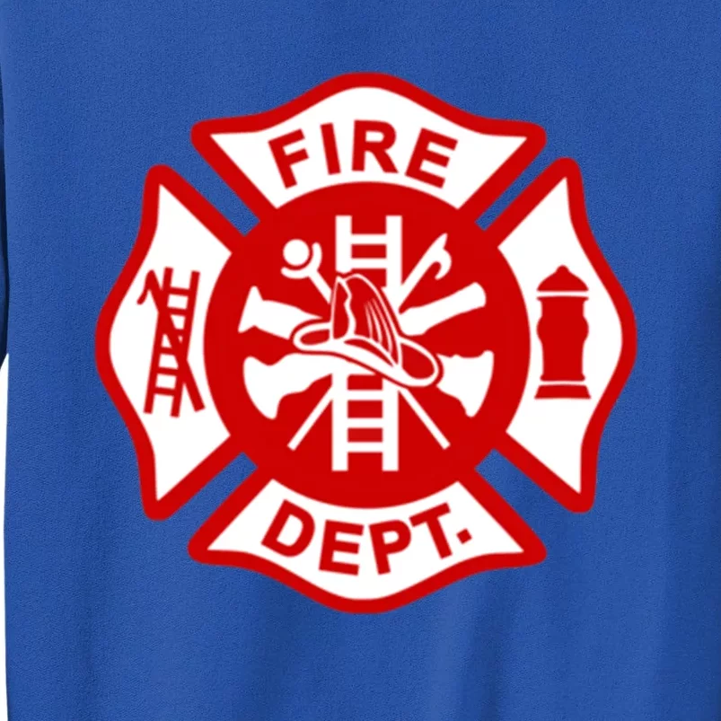 Fire Departt Uniform Firefighter Gear Fighter Gift Tall Sweatshirt