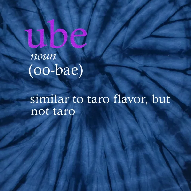 Funny Definition Ube Bae Flavor Ube Tie-Dye T-Shirt