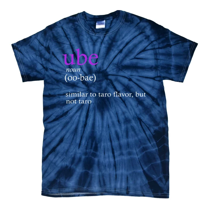 Funny Definition Ube Bae Flavor Ube Tie-Dye T-Shirt