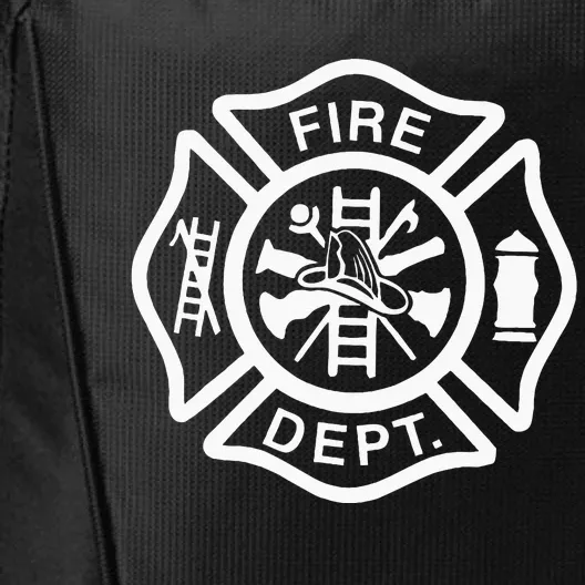 Fire Department Uniform Fireman Symbol Firefighter Gear City Backpack