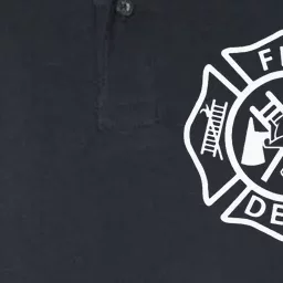 Fire Department Uniform Fireman Symbol Firefighter Gear Softstyle Adult Sport Polo