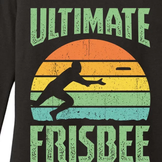 Frisbee Design Ultimate Frisbee Gift Womens CVC Long Sleeve Shirt