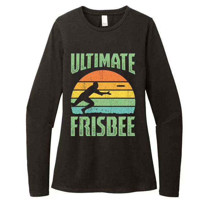 Frisbee Design Ultimate Frisbee Gift Womens CVC Long Sleeve Shirt