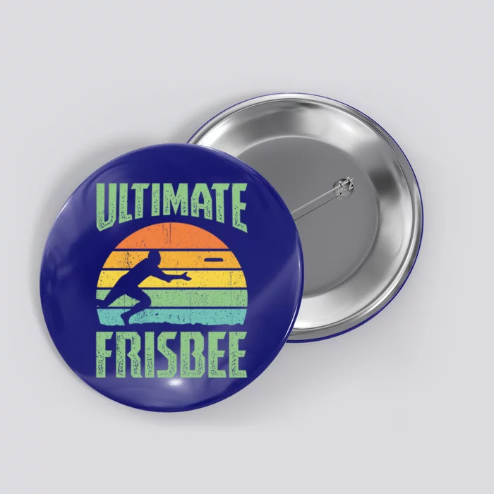 Frisbee Design Ultimate Frisbee Gift Button