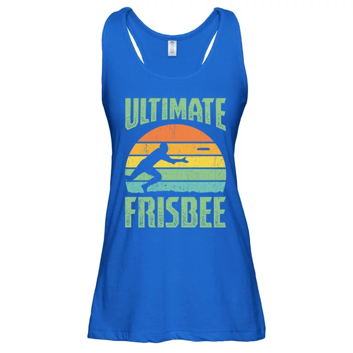 Frisbee Design Ultimate Frisbee Gift Ladies Essential Flowy Tank