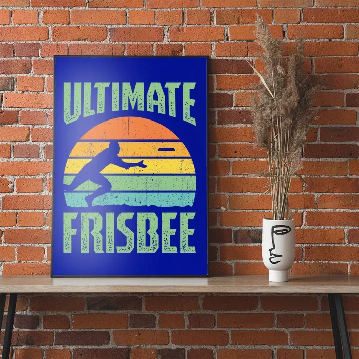 Frisbee Design Ultimate Frisbee Gift Poster