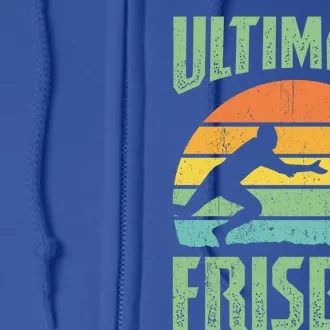 Frisbee Design Ultimate Frisbee Gift Full Zip Hoodie