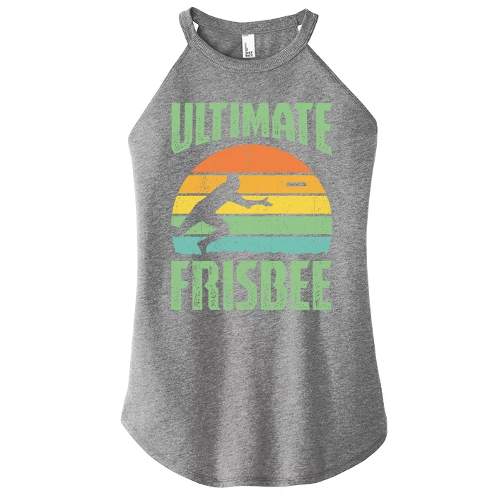 Frisbee Design Ultimate Frisbee Gift Women’s Perfect Tri Rocker Tank