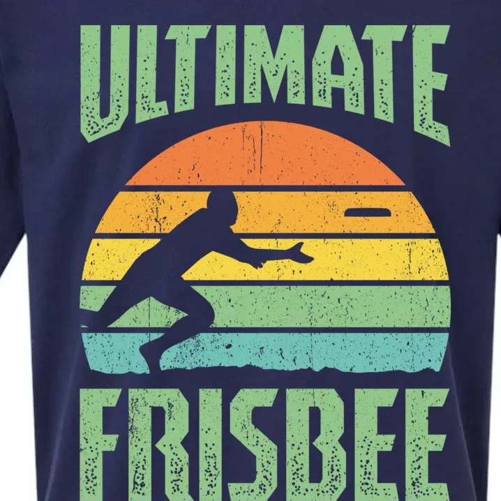 Frisbee Design Ultimate Frisbee Gift Sueded Cloud Jersey T-Shirt