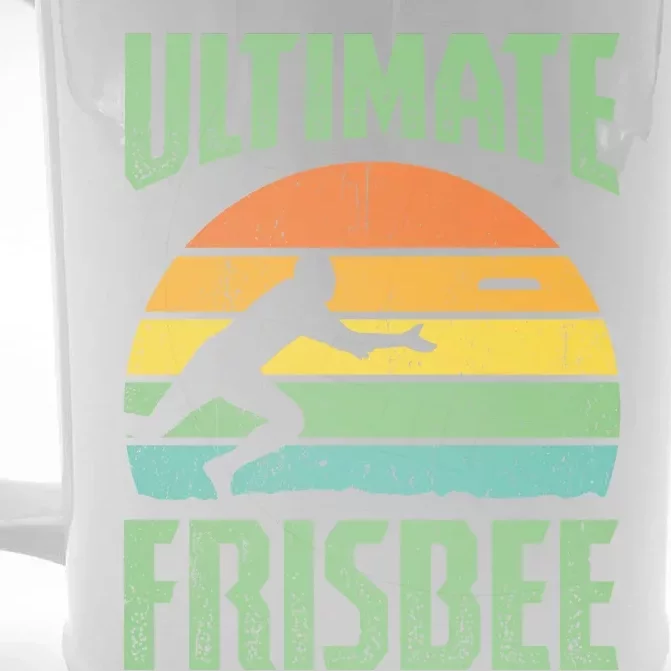 Frisbee Design Ultimate Frisbee Gift Front & Back Beer Stein