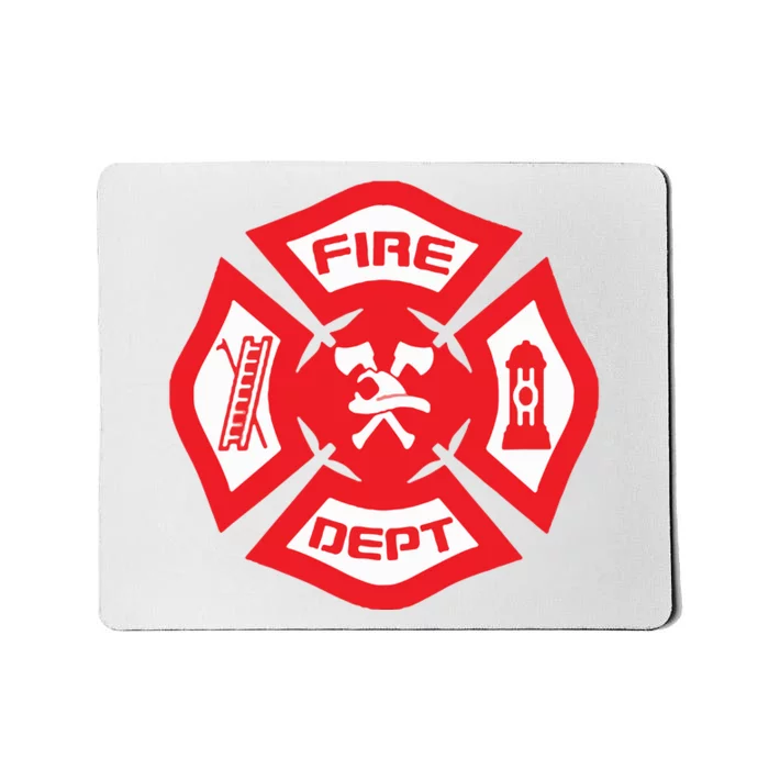 Fire Department Uniform Official Firefighter Gear Mousepad