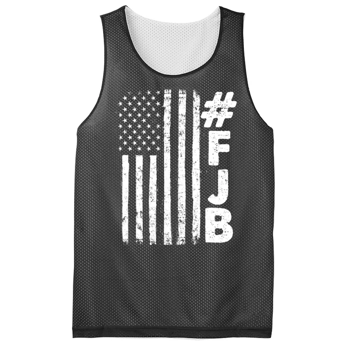 #FJB Distressed USA American Flag Mesh Reversible Basketball Jersey Tank