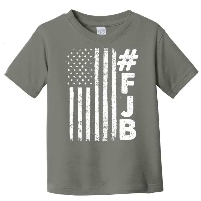 #FJB Distressed USA American Flag Toddler T-Shirt