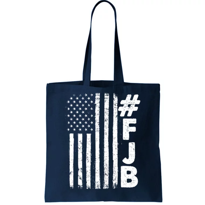 #FJB Distressed USA American Flag Tote Bag