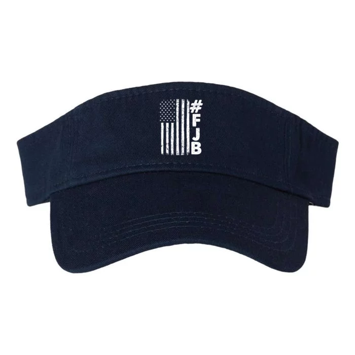 #FJB Distressed USA American Flag Valucap Bio-Washed Visor