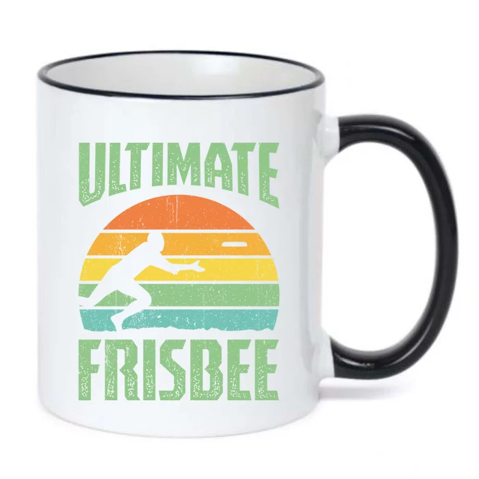 Frisbee Design Ultimate Frisbee Gift Black Color Changing Mug