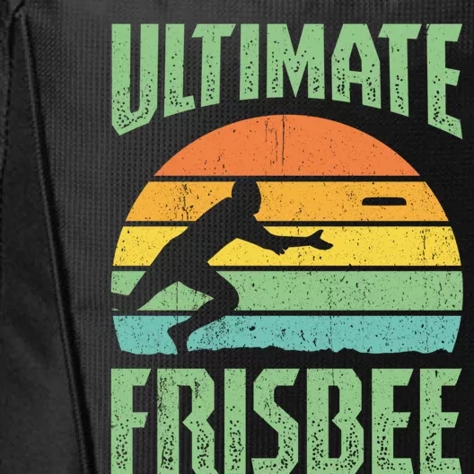 Frisbee Design Ultimate Frisbee Gift City Backpack