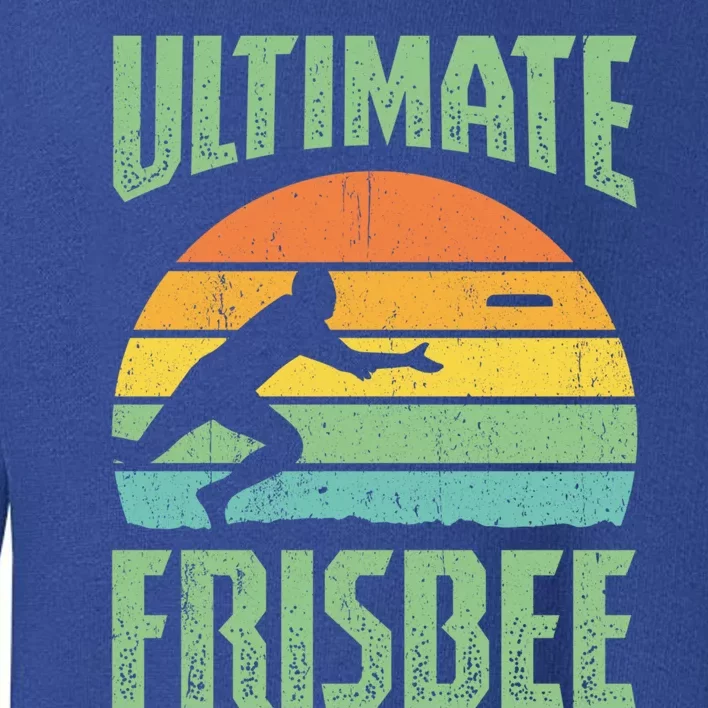 Frisbee Design Ultimate Frisbee Gift Toddler Sweatshirt