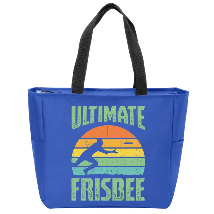 Frisbee Design Ultimate Frisbee Gift Zip Tote Bag