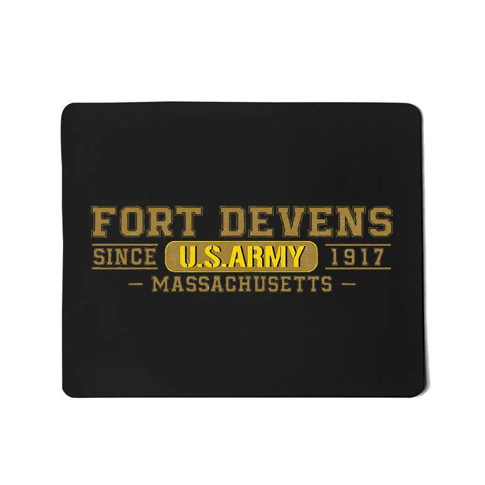 Fort Devens Us Base Massachusetts Vintage Mousepad