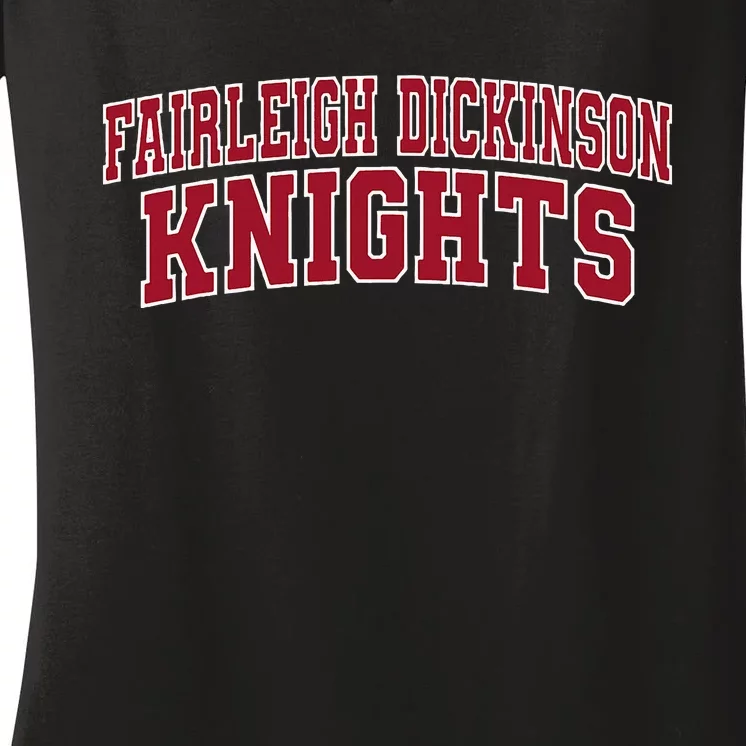 Fairleigh Dickinson University Knights 02 Women's V-Neck T-Shirt