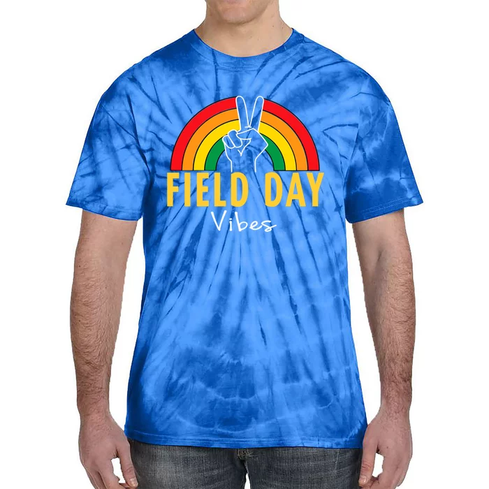 Field Day Vibes Last Day Of School Field Day Teacher Student Meaningful Gift Tie-Dye T-Shirt