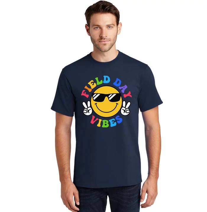 Field Day Vibes Funny For Teacher Happy Field Day 2024 Tall T-Shirt