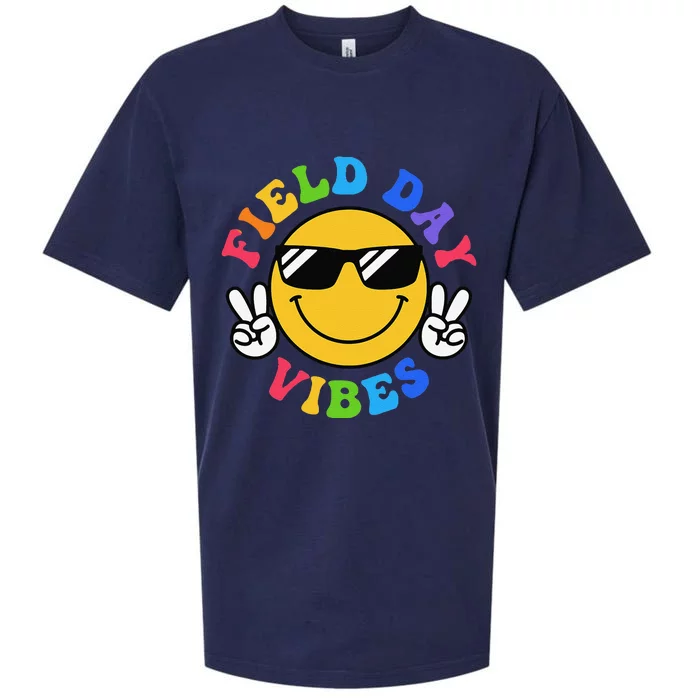 Field Day Vibes Funny For Teacher Happy Field Day 2024 Sueded Cloud Jersey T-Shirt