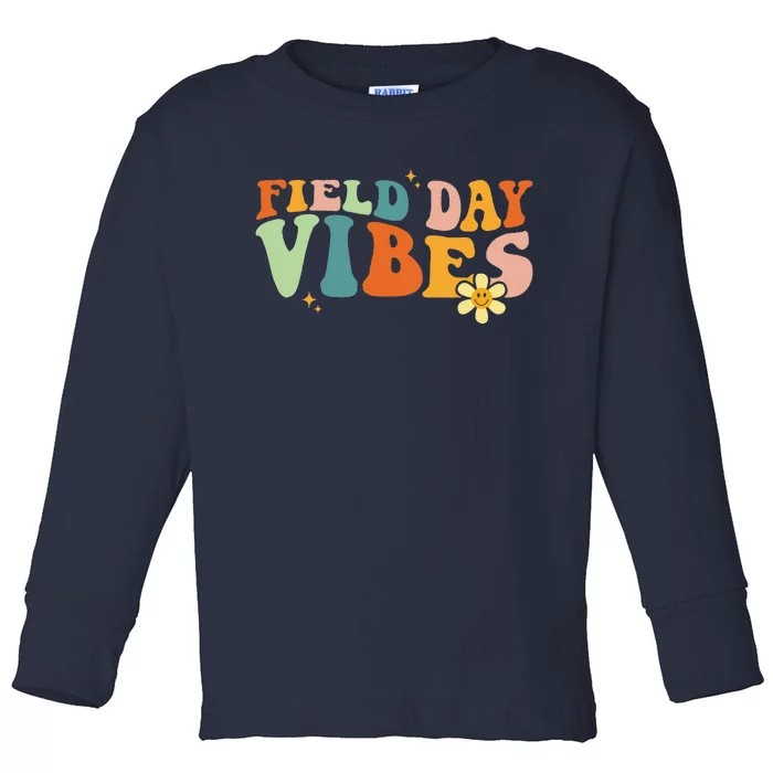 Field Day Vibes Funny Gifts Teacher Field Day 2024 Toddler Long Sleeve Shirt