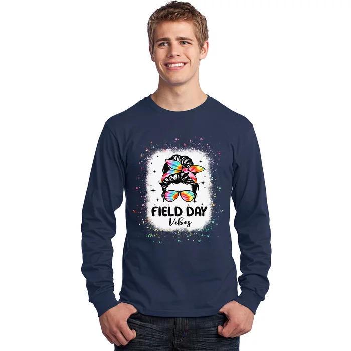 Field Day Vibes Funny For Teacher Field Day 2024 Long Sleeve Shirt