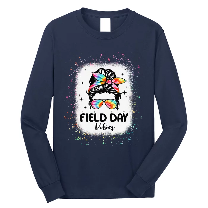 Field Day Vibes Funny For Teacher Field Day 2024 Long Sleeve Shirt